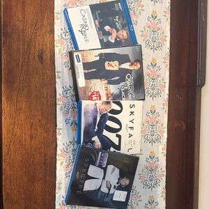 4 Daniel Craig James Bond DVD's set